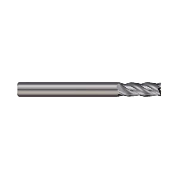 Carbide End Mill, 7/16 In, Cut 1 In, 4 FLT